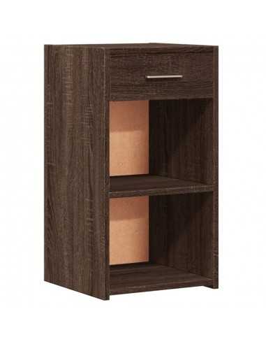 Tables de chevet 2pcs chêne marron 35x34x65cm bois d'ingénierie