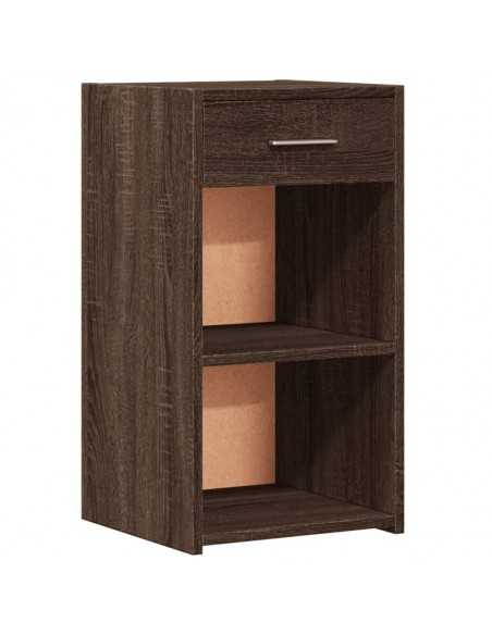 Tables de chevet 2pcs chêne marron 35x34x65cm bois d'ingénierie Tables de chevet 2pcs chêne marron 35x34x65cm bois d'ingénierie