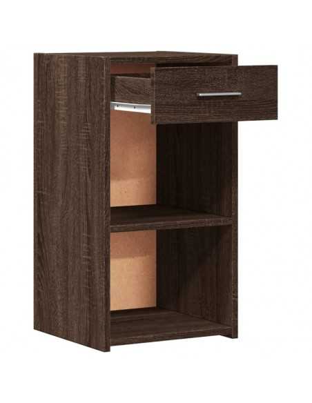 Tables de chevet 2pcs chêne marron 35x34x65cm bois d'ingénierie Tables de chevet 2pcs chêne marron 35x34x65cm bois d'ingénierie