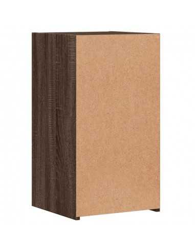 Tables de chevet 2pcs chêne marron 35x34x65cm bois d'ingénierie