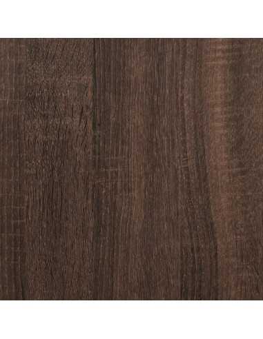 Tables de chevet 2pcs chêne marron 35x34x65cm bois d'ingénierie