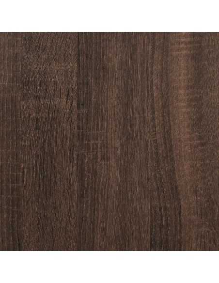 Tables de chevet 2pcs chêne marron 35x34x65cm bois d'ingénierie Tables de chevet 2pcs chêne marron 35x34x65cm bois d'ingénierie