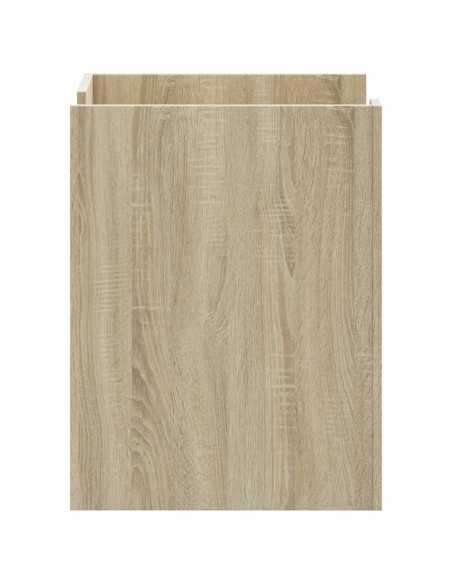 Table de chevet chêne sonoma 45x50x65 cm bois d’ingénierie