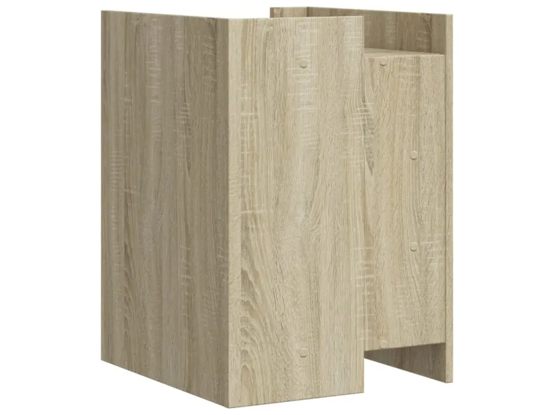 Table de chevet chêne sonoma 45x50x65 cm bois d’ingénierie