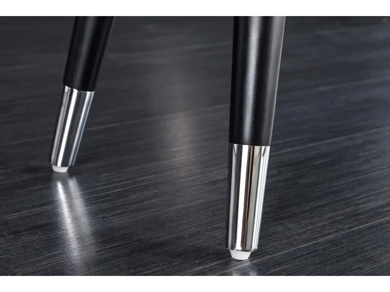 Banc SCARLETT 90 cm – Élégance et modernité en velours gris