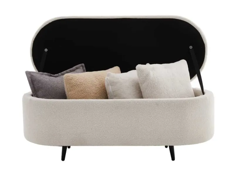 Banc design de 160cm en bois acacia coloris naturel et anthracite B...