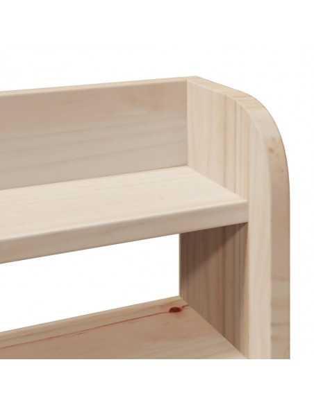 Buffet Haut style minimal en bois acacia 140cm pas cher