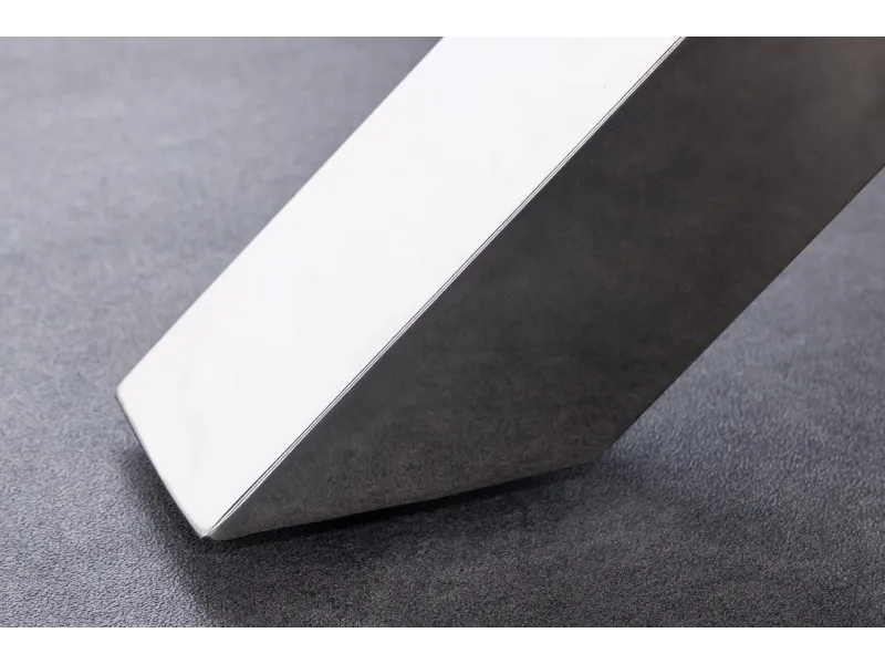 Table à Manger Ronde en Teck et Verre – Élégance Naturelle et Design Chromé Ø140 cm