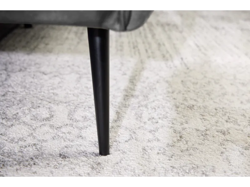 Canapé vert émeraude style rétro 225cm pas cher