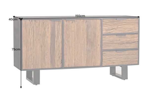 Buffet, Bahut et enfilade pas cher en bois massif  | LIVRAISON GRAT...