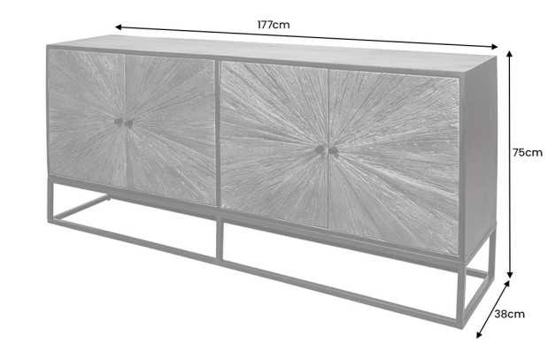 Buffet, Bahut et enfilade pas cher en bois massif  | LIVRAISON GRAT...