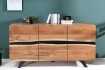 Buffet Haut style minimal en bois acacia 140cm pas cher