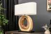 Lampe de Table 63cm en Bois Massif "Organic Artwork"