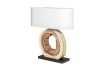 Lampe de Table 63cm en Bois Massif "Organic Artwork"