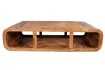 Table basse design rétro de 100cm coloris naturel en bois massif av...