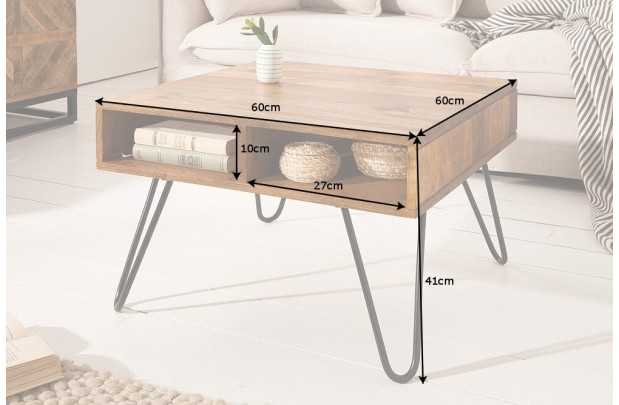 Table basse bois massif pas cher | LIVRAISON GRATUITE | adeniahome...