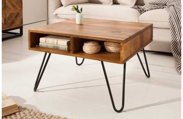 Table basse bois massif pas cher | LIVRAISON GRATUITE | adeniahome...