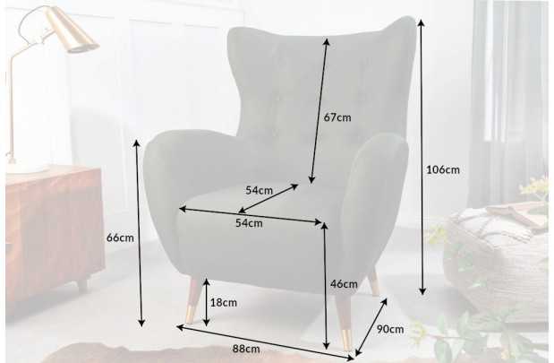 Fauteuil à bascule design scandinave coloris bleu claire Fauteuil |...