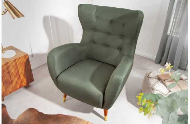 Fauteuil à bascule design scandinave coloris bleu claire Fauteuil |...