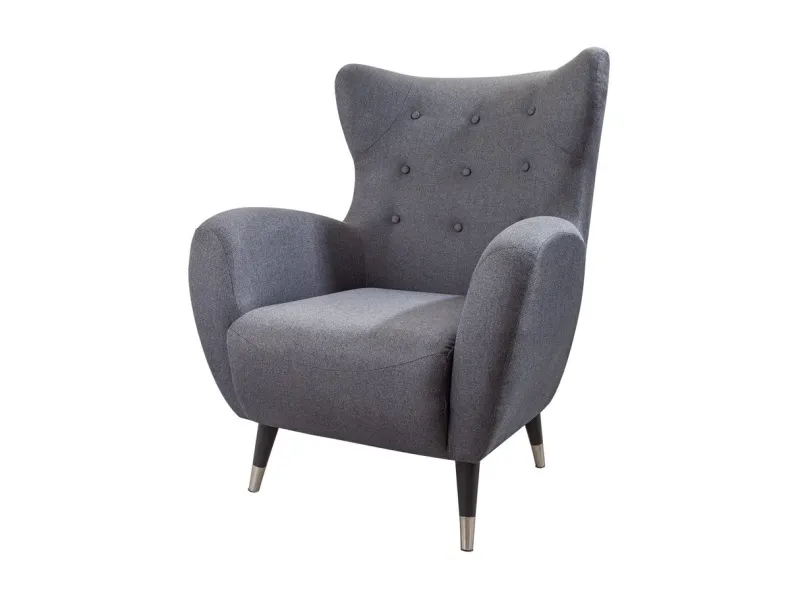 Fauteuil à bascule design scandinave coloris bleu claire Fauteuil |...