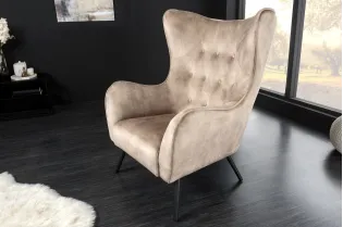 Fauteuil à bascule design scandinave coloris bleu claire Fauteuil |... 2