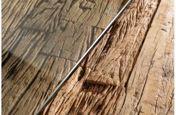 Table à manger Barracuda X en avec plateau en verre 180cm