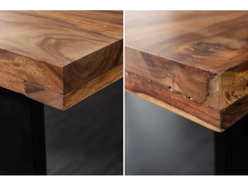 Table à manger Mammut 160cm acacia sauvage 26mm pas cher