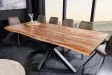 Table à manger tronc d'arbre 200 cm | Table à manger industrielle bois massif| adeniahome