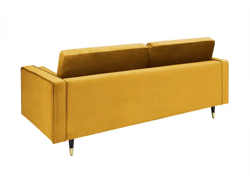 Canapé Moderne 3 Places en Velours – 220 cm de Confort Chic, Disponible en 5 Couleurs Élégantes