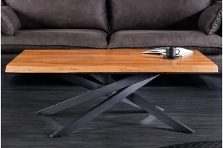 Table Basse en Bois 105cm Mango pas cher 2