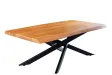 Table basse tronc d'arbre 110 cm | Table basse industrielle bois massif