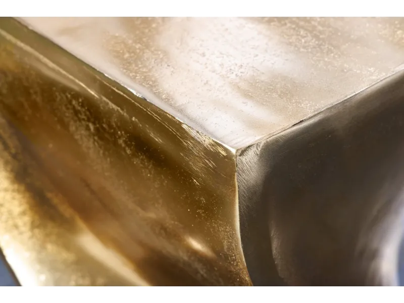 Tabouret design en aluminium argenté 45cm Tabourets bas |adeniahome.com