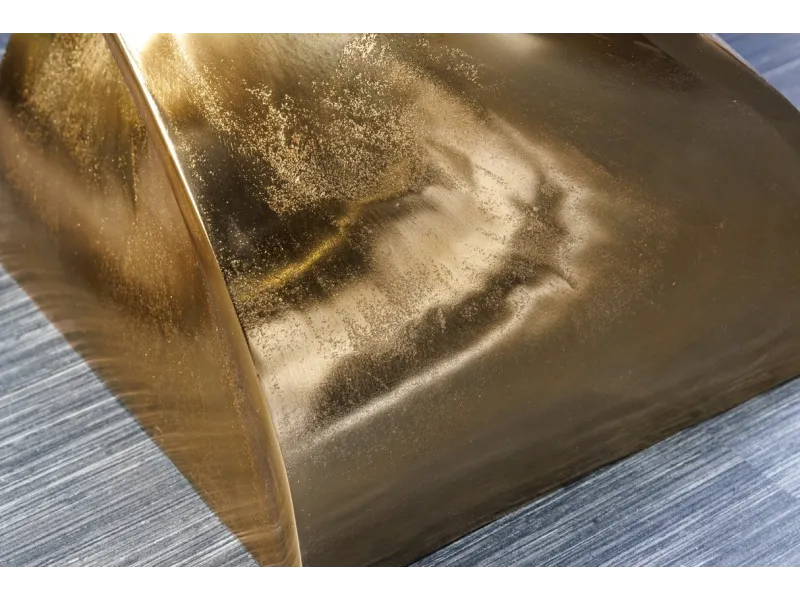 Tabouret design en aluminium argenté 45cm Tabourets bas |adeniahome.com