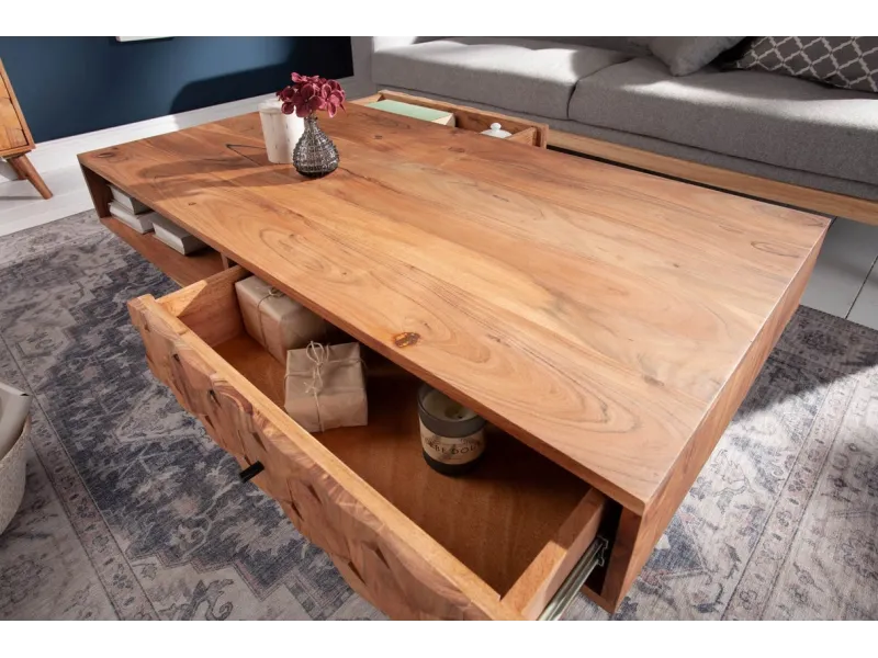 Table basse bois massif pas cher | LIVRAISON GRATUITE | adeniahome...