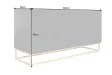 Buffet Scorpion 140 cm noir | Buffet design contemporain en bois massif – Adenia Home