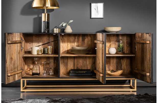 Buffet, Bahut et enfilade pas cher en bois massif  | LIVRAISON GRAT...