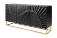Buffet Scorpion 140 cm noir | Buffet design contemporain en bois massif – Adenia Home