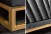 Armoire en  bois massif sculpté scorpion coloris noir 141cm pas cher