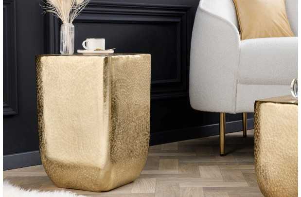 Table basse de 45 cm design unit doré