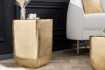 Table basse de 45 cm design unit doré