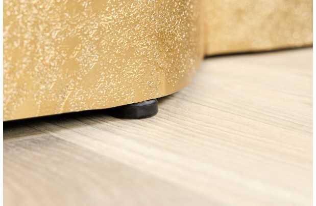 Table basse de 70 cm design oriental coloris or