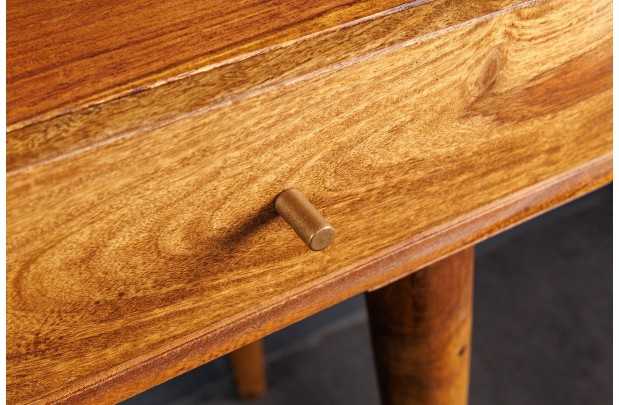 Bureau design 120x75 cm pour ordinateur portable teinté blanc laqué...