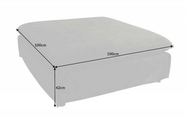 Tabouret moderne en lin coloris taupe pas cher