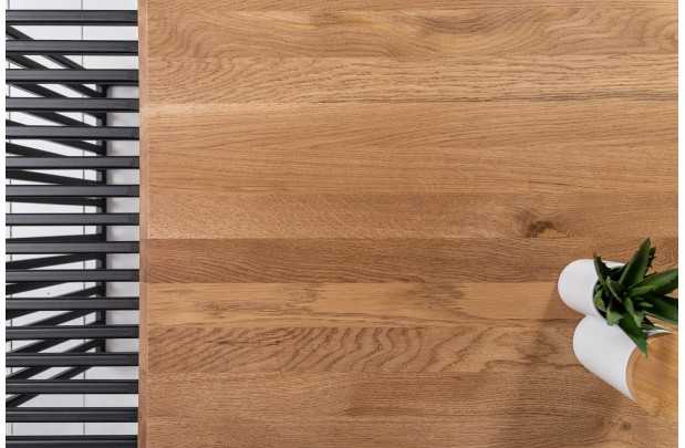 Table Basse en Bois Massif - Style Industriel