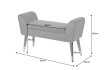Banc de Style Rétro en Velours Vert Émeraude - Élégance et Confort dans un Design Classique