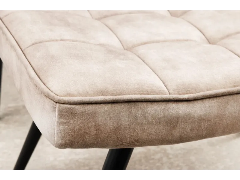 Pouf design BOULE de 50cm coloris gris en coton tricoté Pouf |adeniahome...