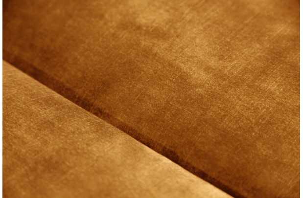 Canapé MODERN BAROCK 240cm 3 places – Élégance et raffinement en velours jaune moutarde