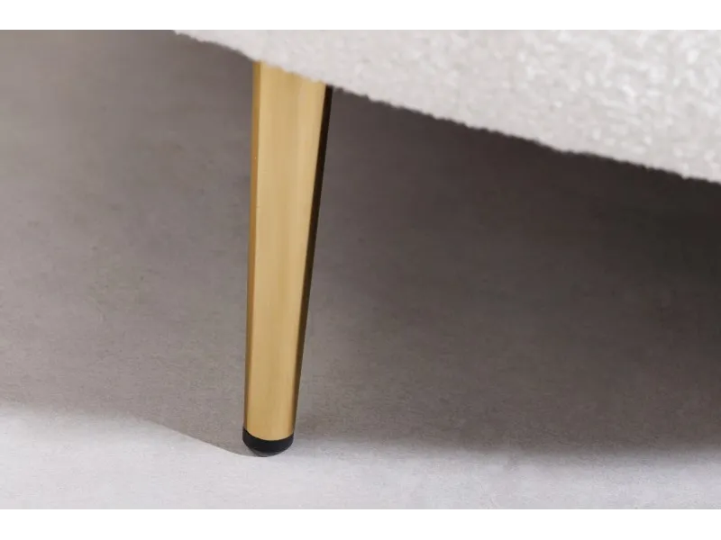 Canapé 3 places en tissu blanc Canapés droits, banquettes |adeniahome...