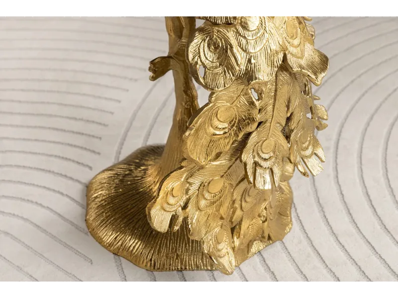 Table d'appoint en métal argenté / verre trempé Table d'appoint  |l...