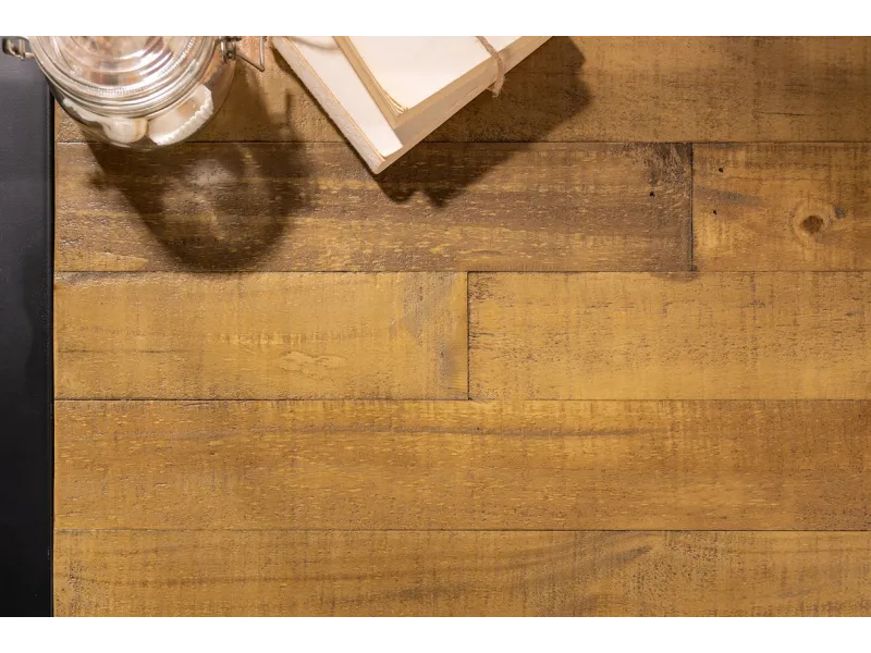 Meuble Bois et Fer Industriel 200 cm – Meuble TV Bois Massif